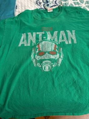 Marvel Green Ant-Man Helmet Graphic Tee